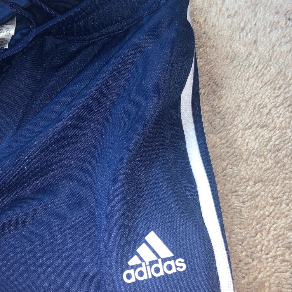 Navy blue workout adidas joggers